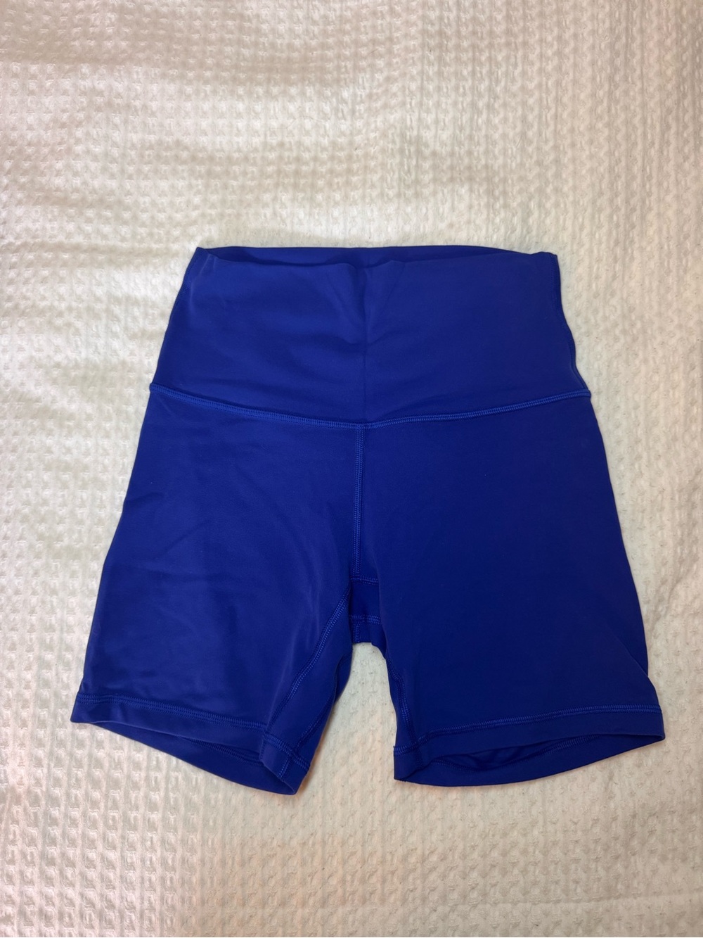 Lululemon High-Waist Royal Blue Women’s 6 inch Align Shorts